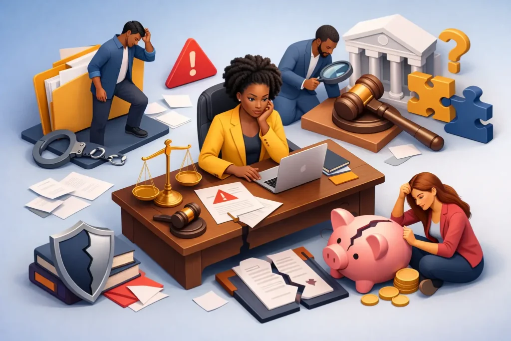 Top Legal Mistakes Entrepreneurs Make and Fix