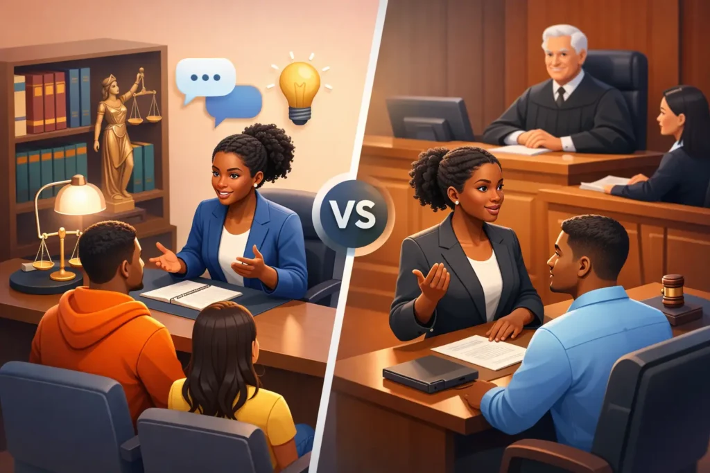 Legal Advice vs Representation Explained Clearly